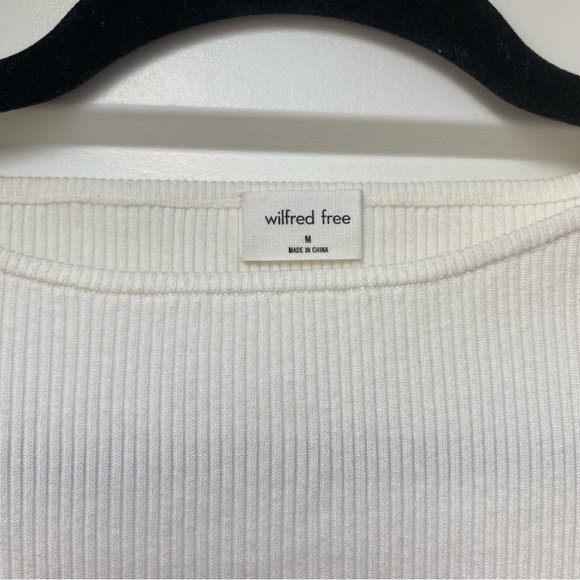 Wilfred Yacine Top in White, Size Medium, BNWT 🌷 - Picture 8 of 8
